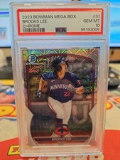 2023 Bowman Mega Box Baseball Brooks Lee Chrome Mojo #31 Psa 10 (JC