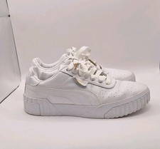 Womens Puma Cali White Gold Trainers Size Uk 5