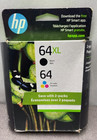 HP 64XL Black HP 64 Tri-Color Ink Combo-Pack Exp 2/2025