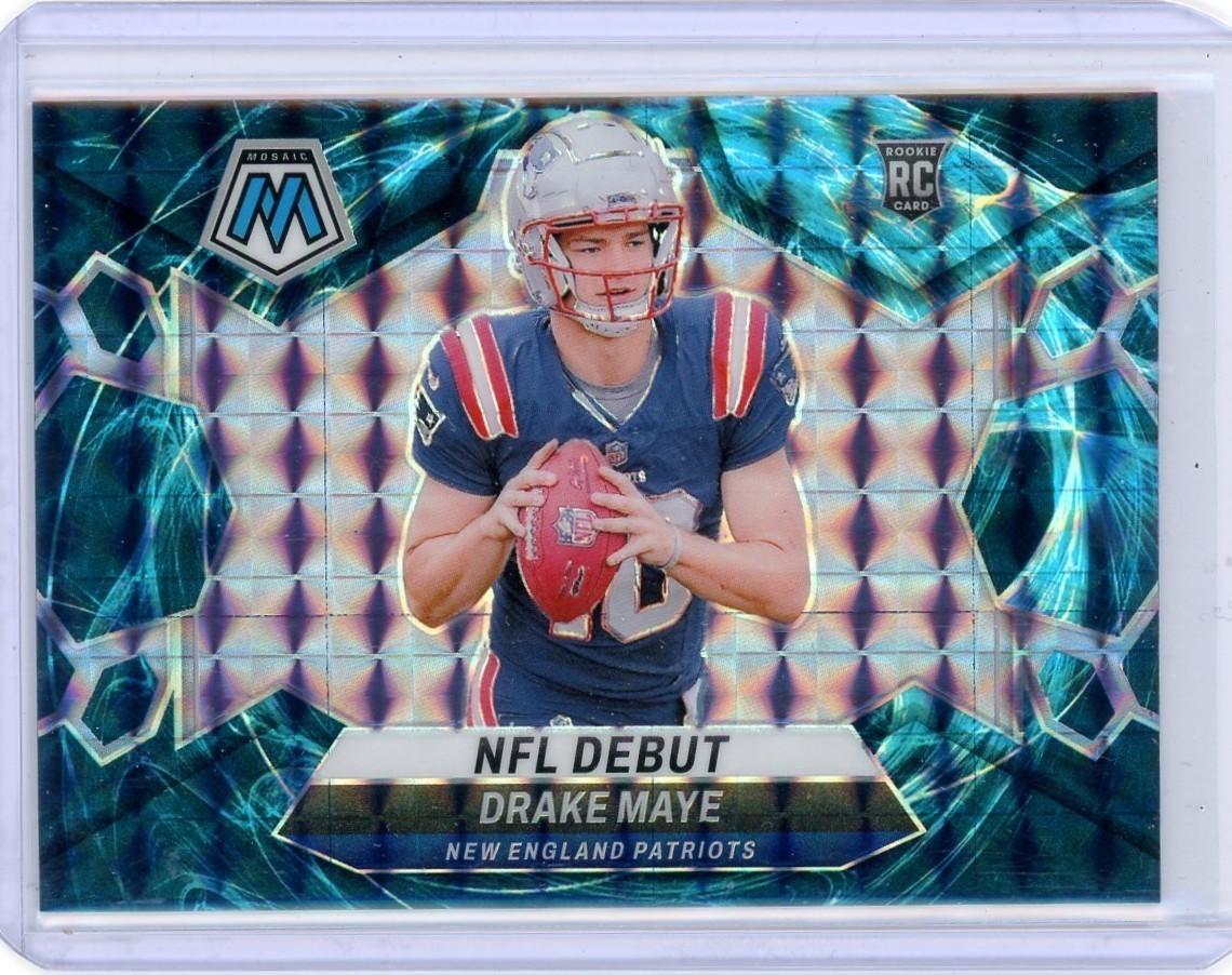 2024 Panini Mosaic Drake Maye NFL Debut Genesis Rookie #273 Patriots