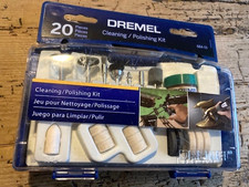 DREMEL 20 PIECE CLEANING/POLISHING KIT-NEW IN PLASTIC CASE-MANY USES-684-01