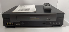 Toshiba W-528 VHS 4-Head VCR Video Cassette Recorder - TESTED, WORKS.