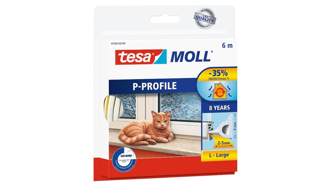 Tesa 05390-00100 Клей для склеивания резинок в тюбике Fenster P-Profil 6 м 2-5 мм 6990₽