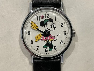 Vintage 1971 Timex Minnie Mouse Mod Watch - EXE - Runs