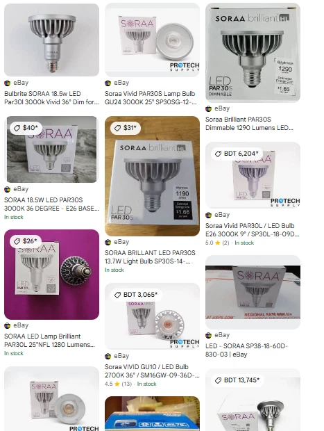 SORAA LED Par38 1000 lm Vivid - Image 2 of 2