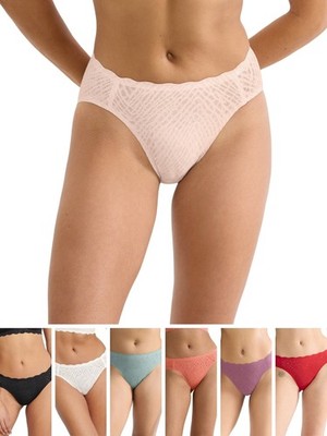 sloggi ZERO Feel Bliss High Leg Brief Mid Rise Knickers Seamless Underwear