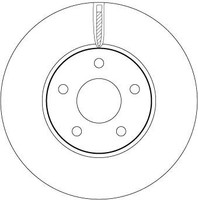 2 X Bremsscheibe TRW DF6975 FüR Ford Focus IV