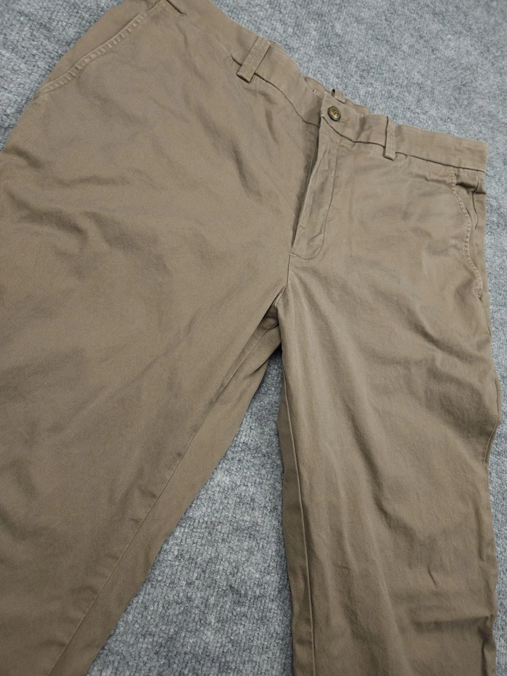 Pantalones chinos Duck Head para hombre 34 x 32 (se adapta a 34 x 30) beige algodón elástico Foto 3 de 4