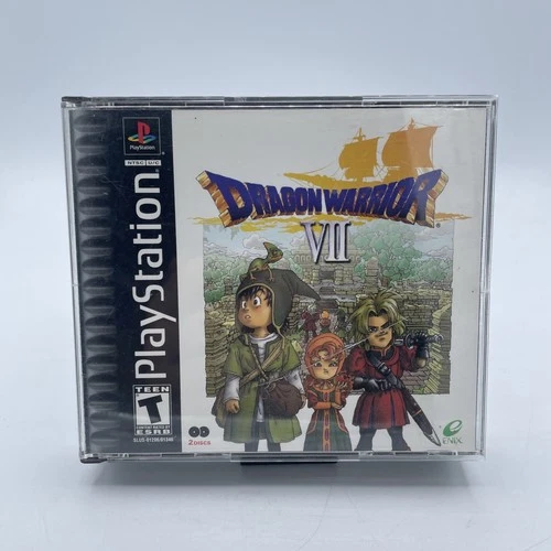 Dragon Warrior VII (Sony PlayStation 1, 2001) Tested Free Shipping