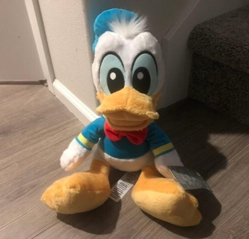 Disney Parks Donald Duck Big Feet Big Eyes 11” Plush Toy NEW with TAG - Picture 1 of 12