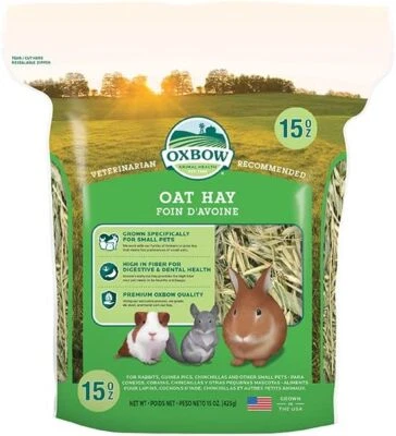 Oxbow Animal Health Oat Hay - For Rabbits, Guinea Pigs, Chinchilla, And Small Pe