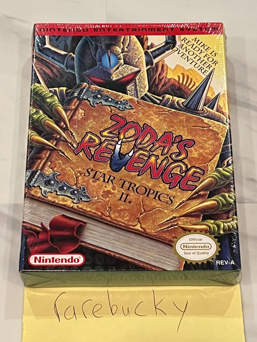 Zoda's Revenge: Star Tropics II (Nintendo NES) NEW SEALED H