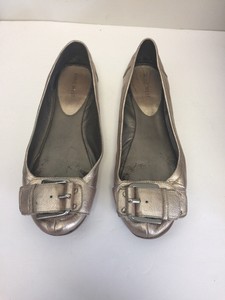 nine west gold flats