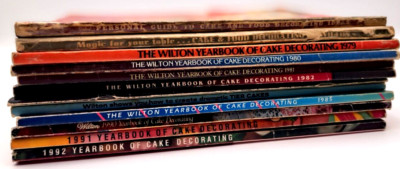 Wilton Yearbook Cake Decorating 12 Magazines 70s-90s VTG Conditions Varies READ