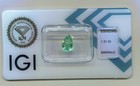 IGI Certified Natural Emerald Green Faceted Pear Mixed Cut 1.51 ct Gemstone