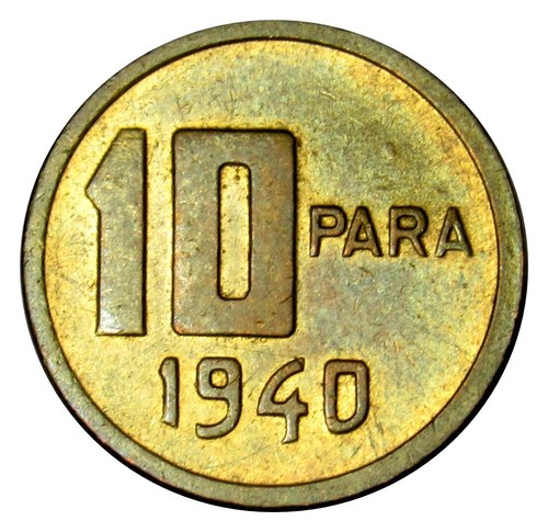 Turkey 10 Para coin 1940 km#868