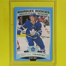 DMYTRO TIMASHOV  2019  ROOKIE  MARQUEE  BLUE  #628  Toronto Maple Leafs