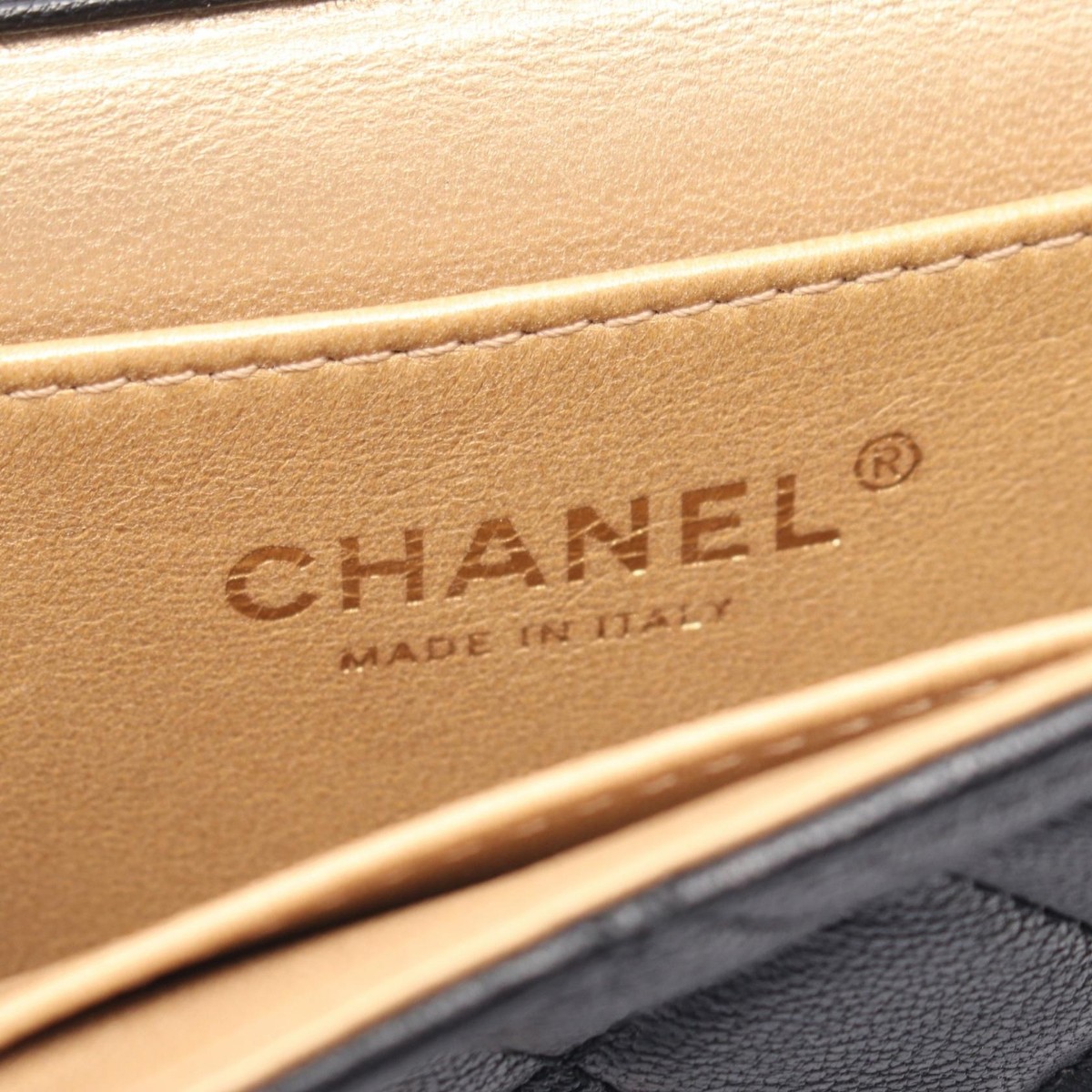 CHANEL Matelasse Pearl Shoulder Bag AS0584 Lamb sheep leather