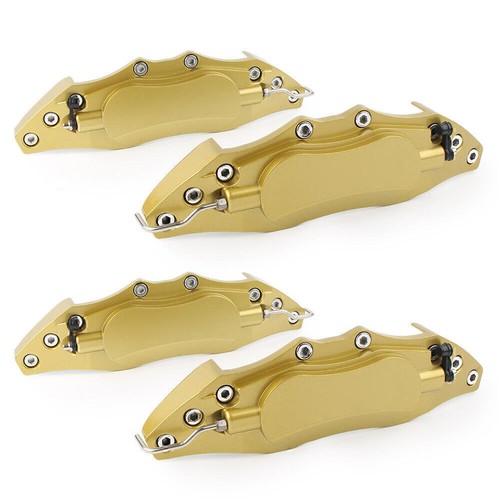 4pcs 10.5" Metal 3D Universal Style Front Brake Caliper Cover GOLD