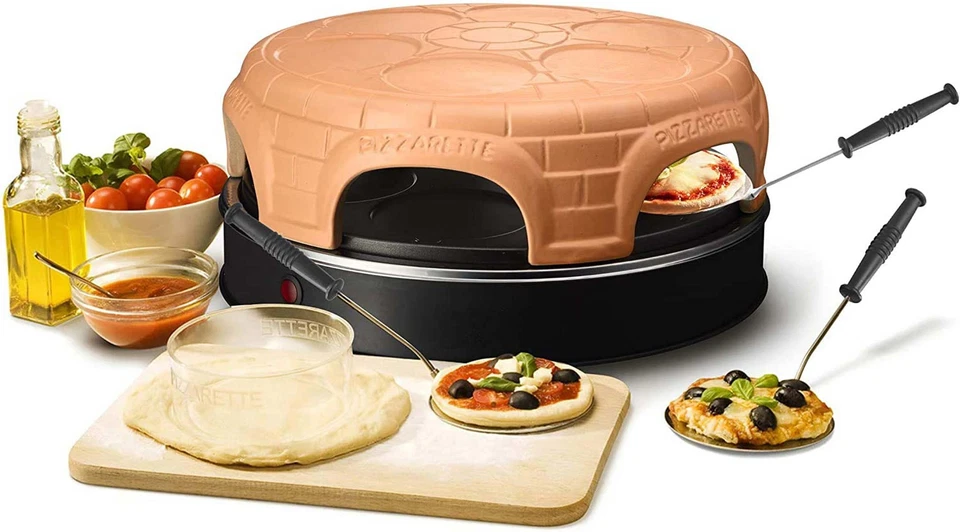 Pizza-Ofen Pizzarette 6 Personen Emerio PO-115848.1 Pizza-Dom Mini-Pizza-Maker - Bild 4 von 4