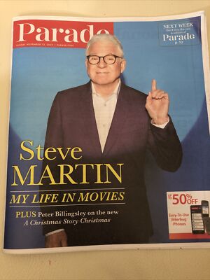 Parade ~ Steve Martin ~ November 13, 2022 issue