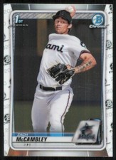 2020 Bowman Chrome Draft #BD112 Zach McCambley