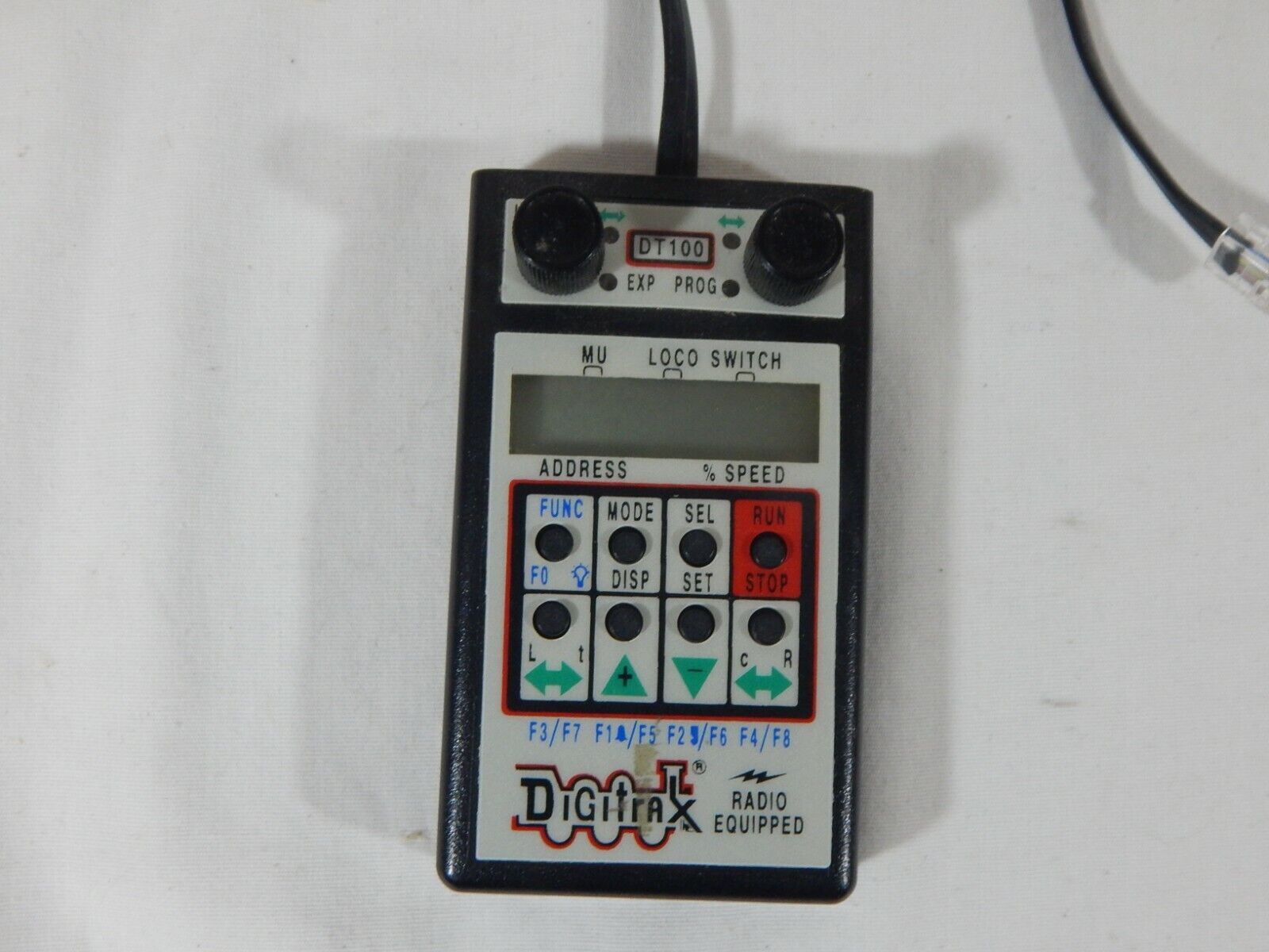Digitrax Time sale DCC Radio El Paso Mall Equipped Throttle Advanced Control
