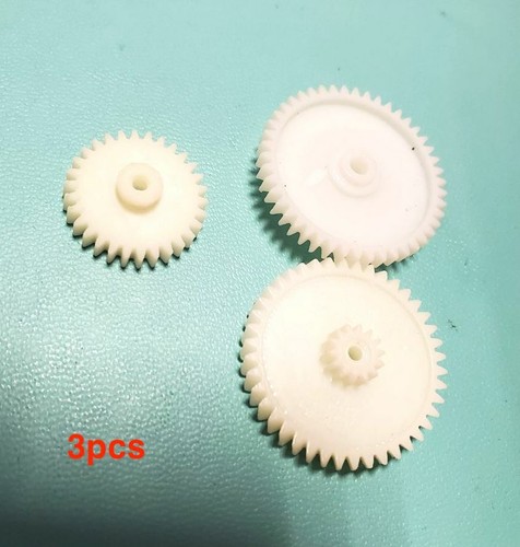 3pc New Gear for Philip AZ8904 AW7509 AQ5211 AS238 Tape Recorder Cassette Deck - Picture 3 of 4