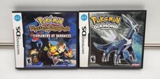 Nintendo DS Pokemon Diamond Version and Mystery Dungeon Authentic cases only