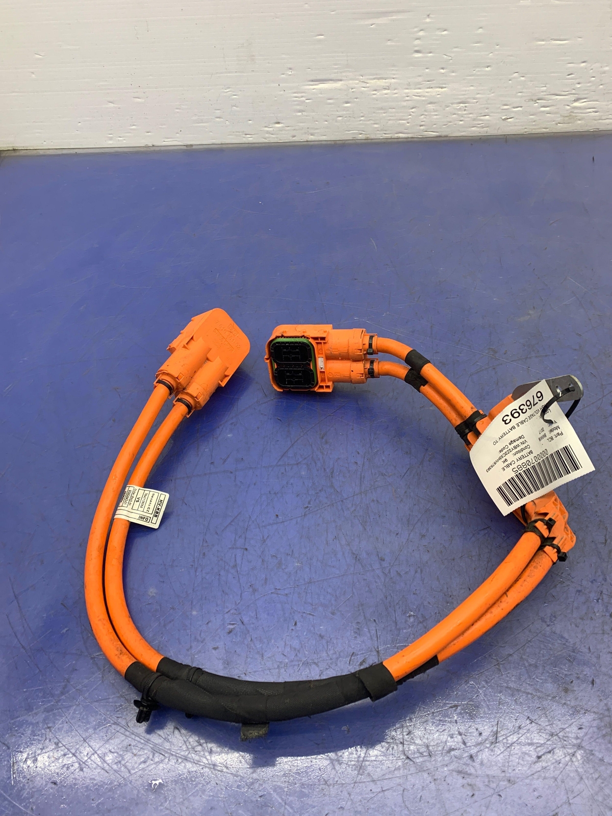 2014 - 2020 BMW I8 OEM HIGH VOLTAGE CABLE BATTERY TO EME 764013505A