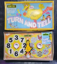 Vintage Sesame Street Turn'n Tell by Colorforms