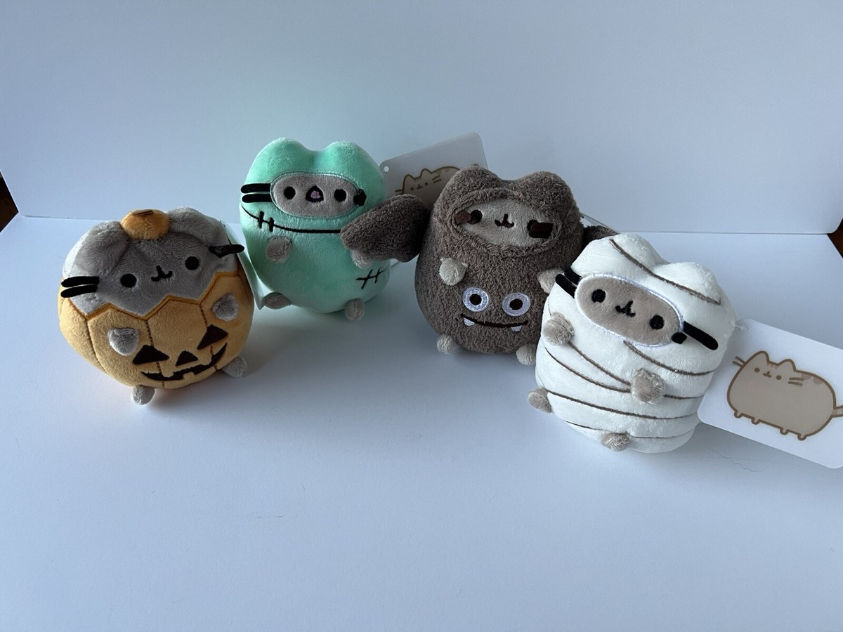Pusheen グッズ まとめ売り NWT Pusheen Halloween Complete 2023 Plush Set Mummy, Pumpkin, Bat
