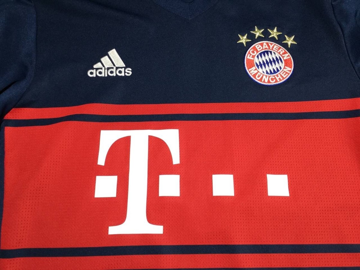 BAYERN MUNICH 2017 2018 Away Football Shirt Soccer Jersey Adidas