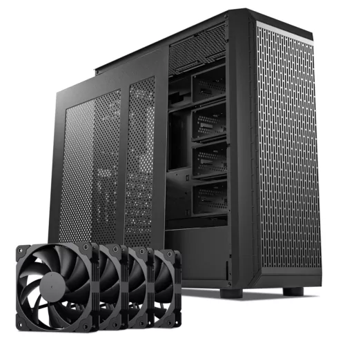 DARKROCK Classico Storage Master Case ATX Computer Case Mid Tower w/ 4x120mm Fan