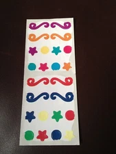 VINTAGE Creative Memories Stickers DECORATIVE BRIGHT ACCENTS  RETIRED NOS NLA