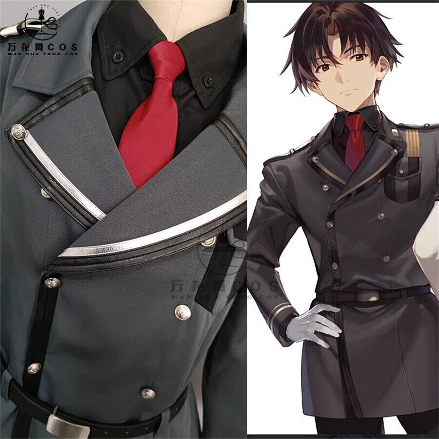 86- Eighty Six Shinel Nozen Jacket Uniform Shirt Belt Gloves Set