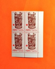 FRANCE 1980 Y&T 2117 CROIX ROUGE BLOC DE 4 TTB