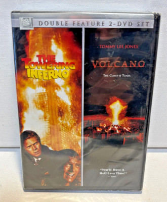 Double Feature - The Towering Inferno DVD & Volcano DVD - Sealed!