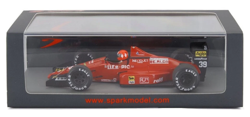 Spark S3924 Life L190 'Life Racing' Portugal GP 1990 - B Giacomelli 1/43 Scale - Image 4 of 4