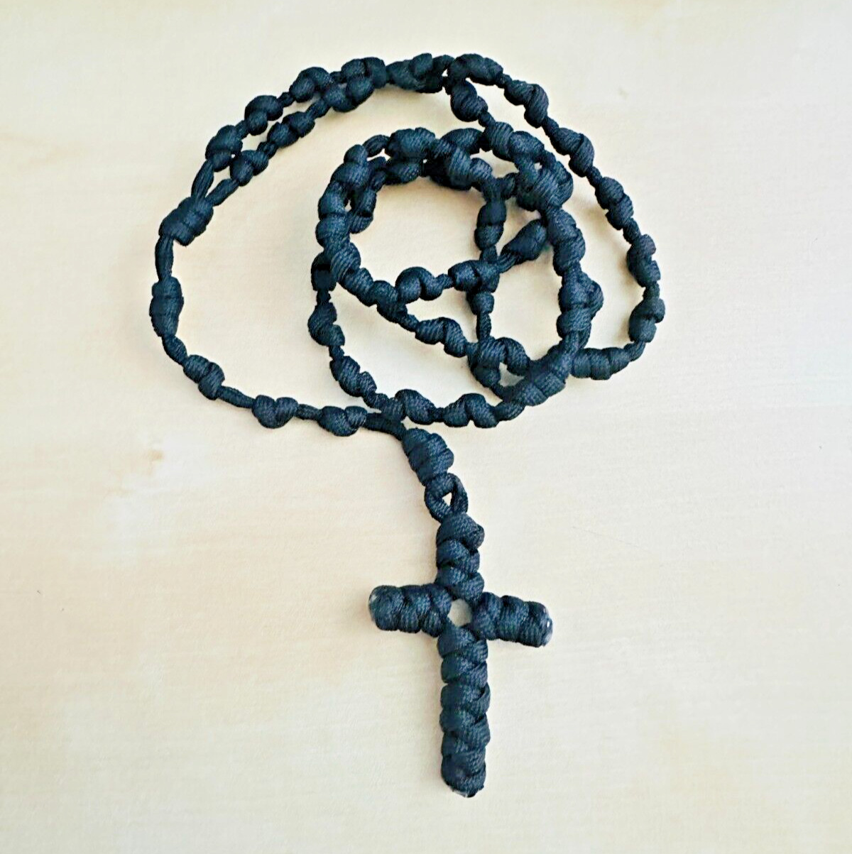 Handmade Paracord Rosary Beads Rosary Rugged Necklace Black Knot Rosary  Necklace - BAO, La Revista de Bilbao