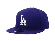 New Era 59Fifty Men Women Cap Los Angeles Dodgers 2016 On Field Blue Fitted Hat
