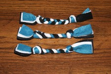 New Set of 6 Philadelphia Eagles Colored Handmade Braided Fleece Cat Toys BCR