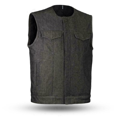 down vest without collar