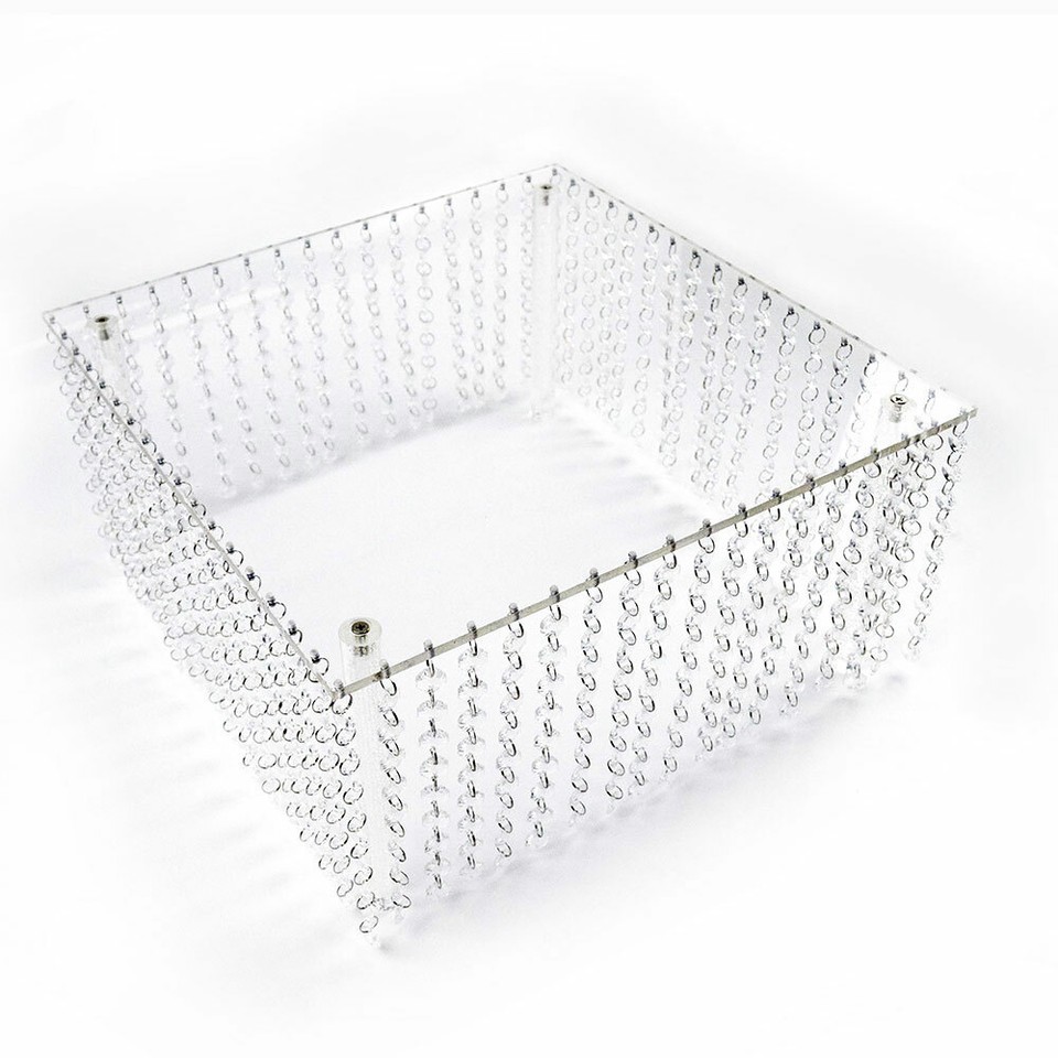 Cake Stand Acrylic Crystal Beaded Dessert Holder for Birthday Wedding