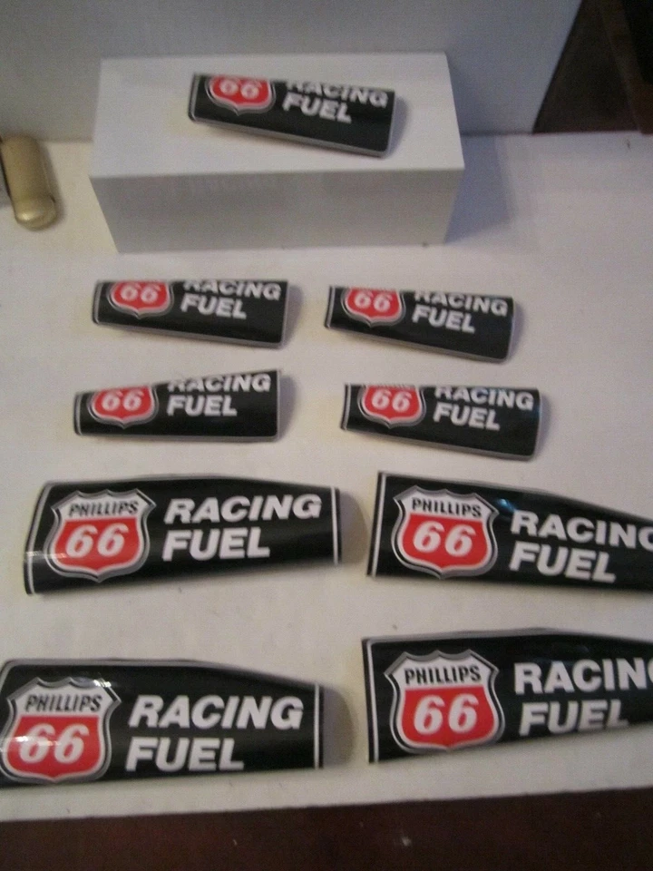 LOT OF 14 VINTAGE CAR STICKERS - SIMPSON, FRAM, PHILLIPS 66 RACING & MORE BBA-2 - Image 4 of 4