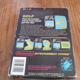 **Golf Nintendo Entertainment System NES Boxed no Manual