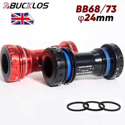 Bicycle Bottom Bracket 24mm BB68/73 Steel Ceramic Bearing Mountain Road  Bike UK