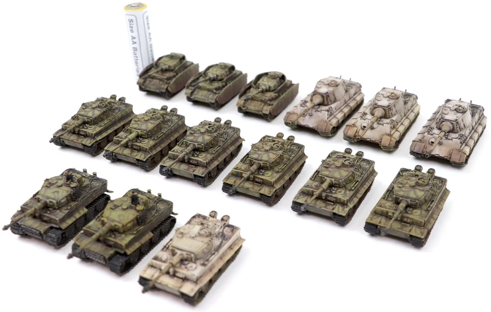 MUSEO MUNDIAL DE TANQUES PANZERTALES (Juego de 15) 1:144 WTM FIGURA EN MINIATURA TAKARA JAPÓN Foto 3 de 4