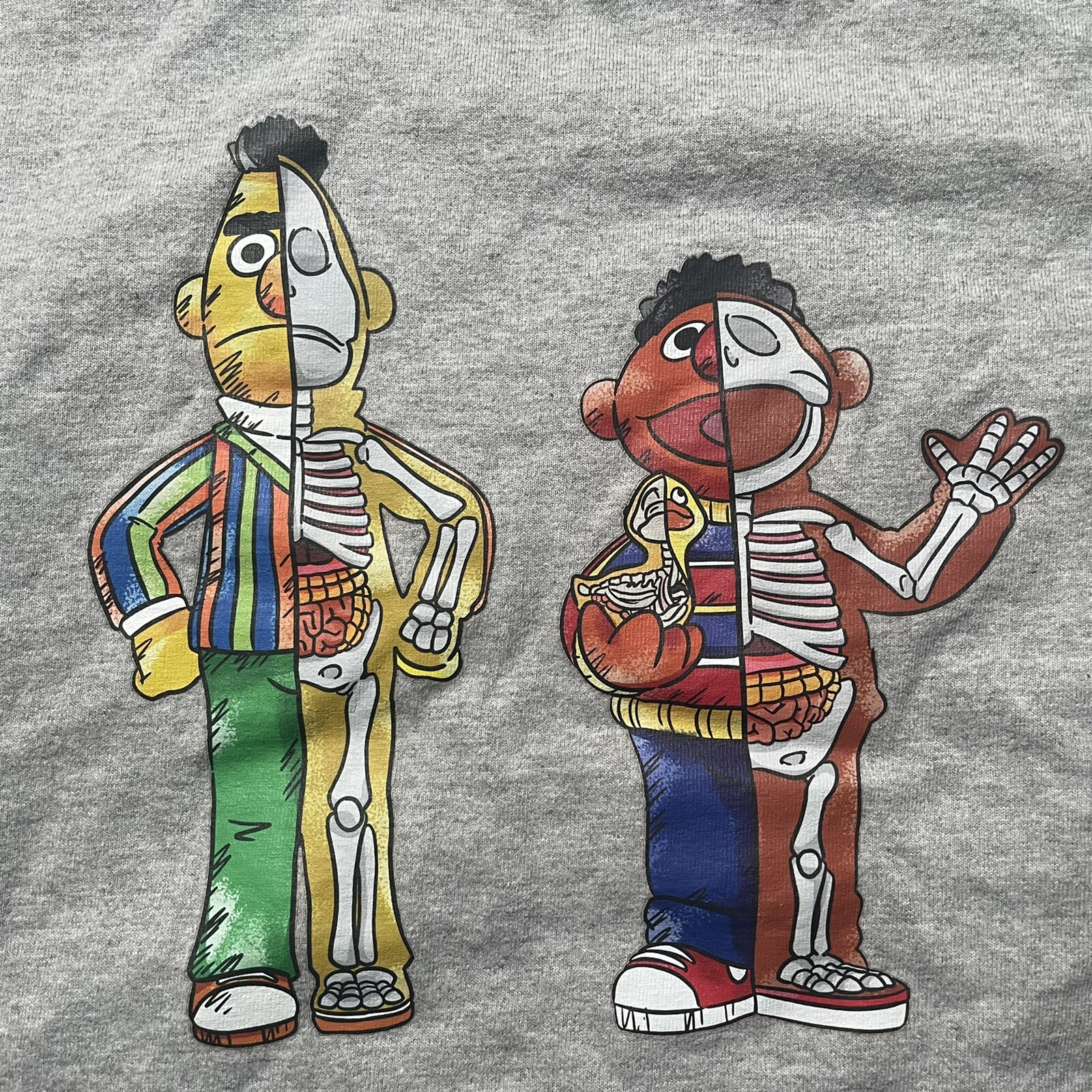 Champion X Sesame Street Bert & Ernie XRay Skeleton … Gem