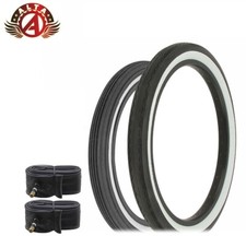 SCHWINN STYLE WHITEWALL 16 X 1-3/4 S7 TIRE  20 X 2.125 S2 STINGRAY TIRE W/TUBES